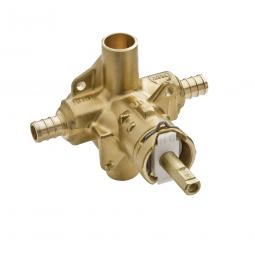 Moen Posi-Temp(R) 1/2'' crimp ring PEX inlets/cc outlets connection pressure balancing