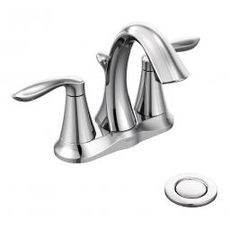Moen Eva Chrome Two-Handle Bathroom Faucet