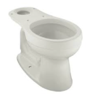 Western Pottery B872-W ADA 12'' Rough In Elongated Toilet Bowl - White