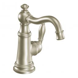 Moen Weymouth Brushed Nickel One-Handle Bathroom Faucet