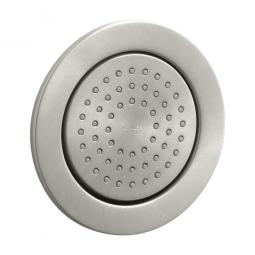 WaterTile Round 54-Nozzle Body Spray Brushed Nickel